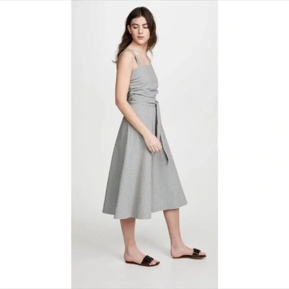 Veronica Beard Gingham Seersucker Positano Dress - Picture 12 of 13